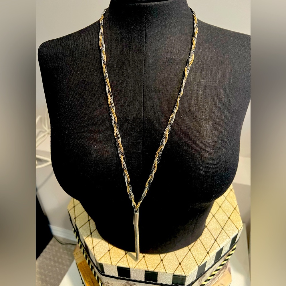 Tricolour long Necklace